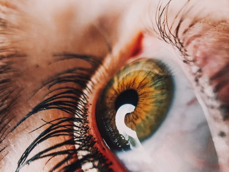 human eye close-up photography